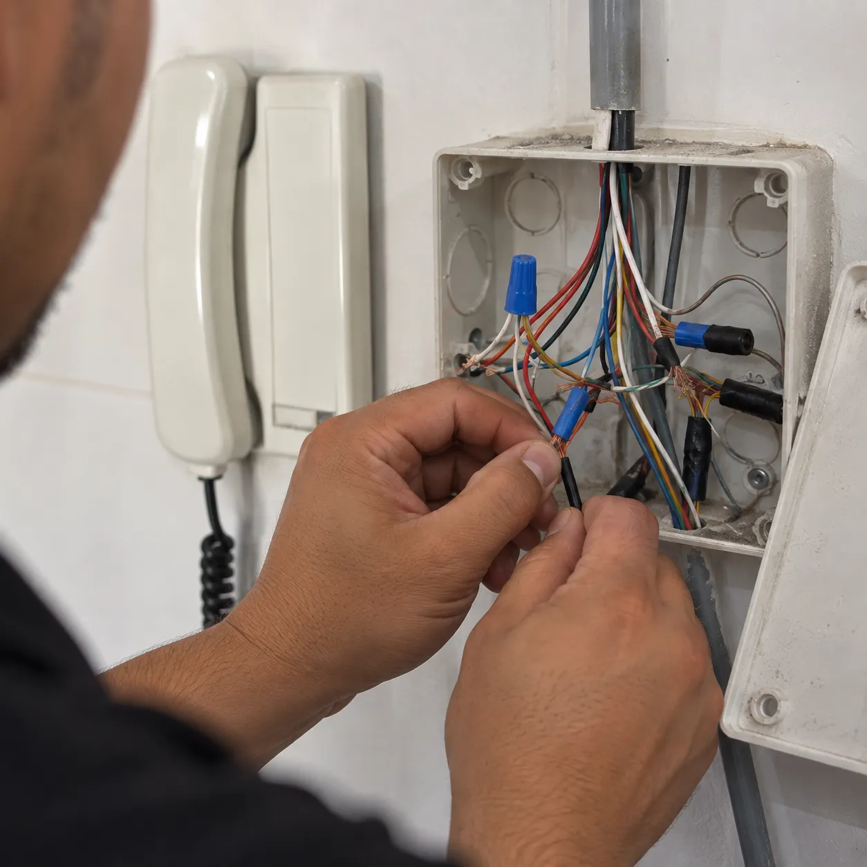 Falla de cableado de citófonos